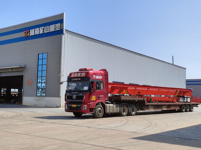 電動(dòng)葫蘆門(mén)式起重機(jī)  MHxh10t—14m 外懸3.5/1.5m 制作完成，發(fā)往青海交付客戶使用